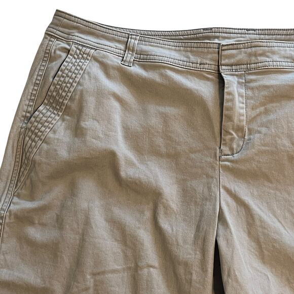Lane Bryant Gray Women's Bermuda Shorts - Picture 2 of 7